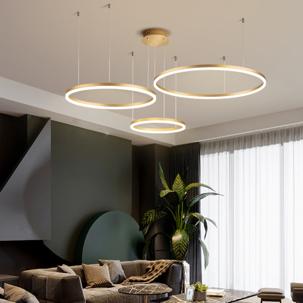 Modern Pendant Light with Ring Design | Contemporary Ceiling