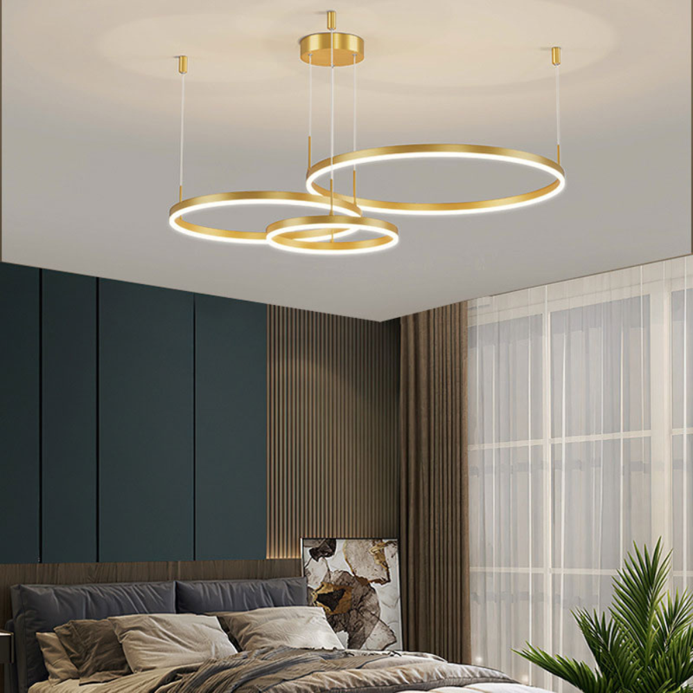 Modern Pendant Light with Ring Design | Contemporary Ceiling