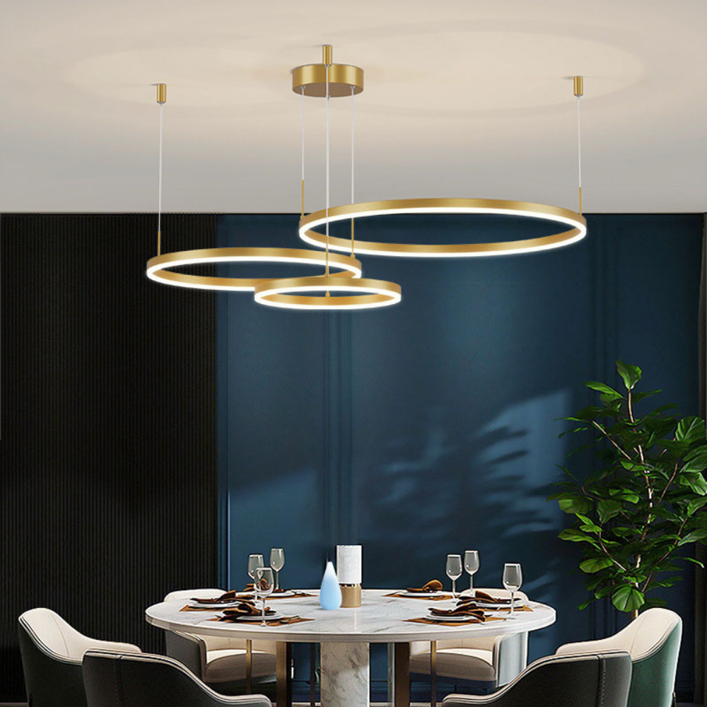 Modern Pendant Light with Ring Design | Contemporary Ceiling