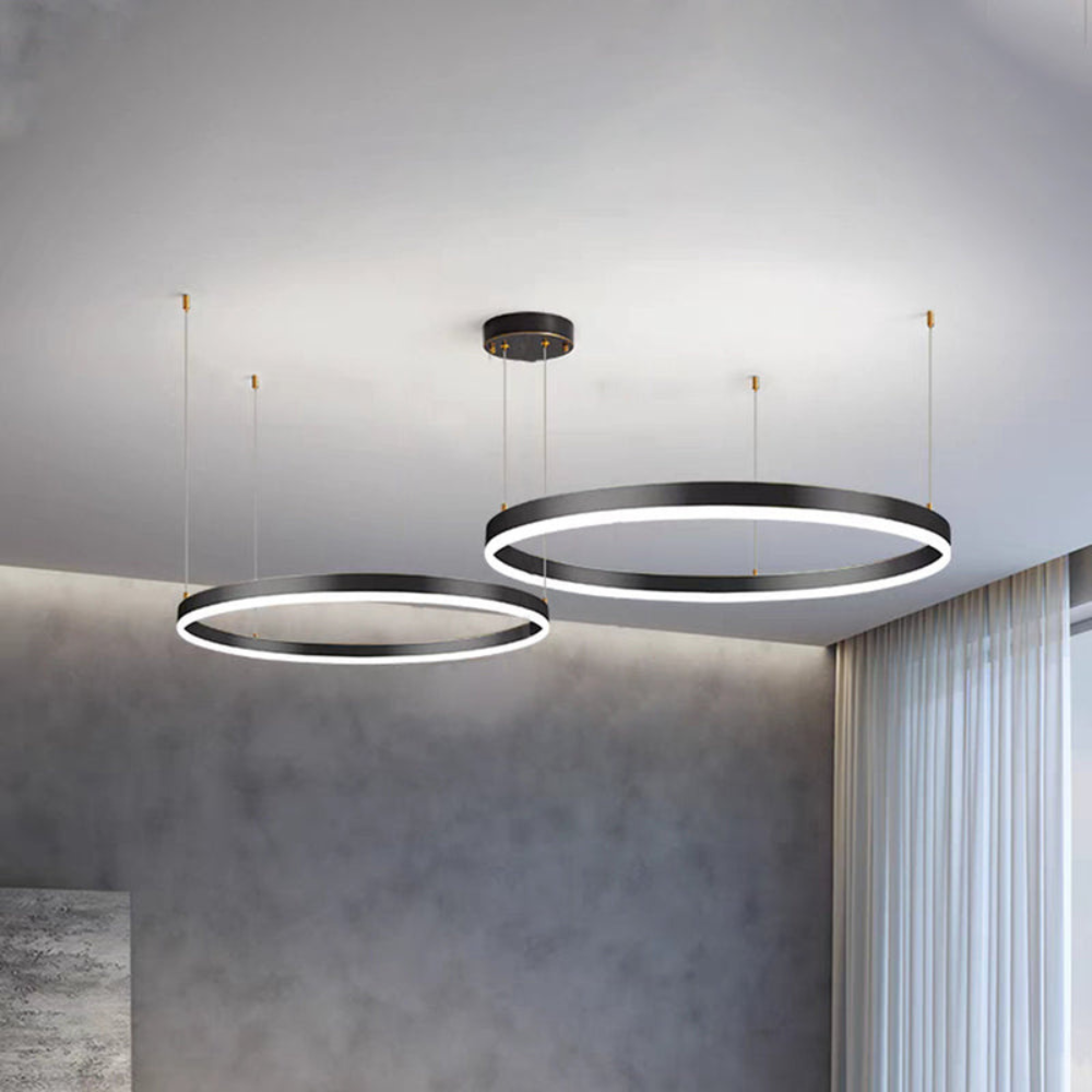 Modern Pendant Light with Ring Design | Contemporary Ceiling