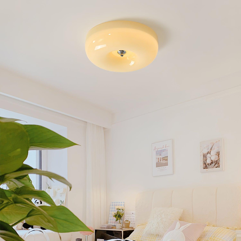 Ceiling Light | Round Flush Fixture