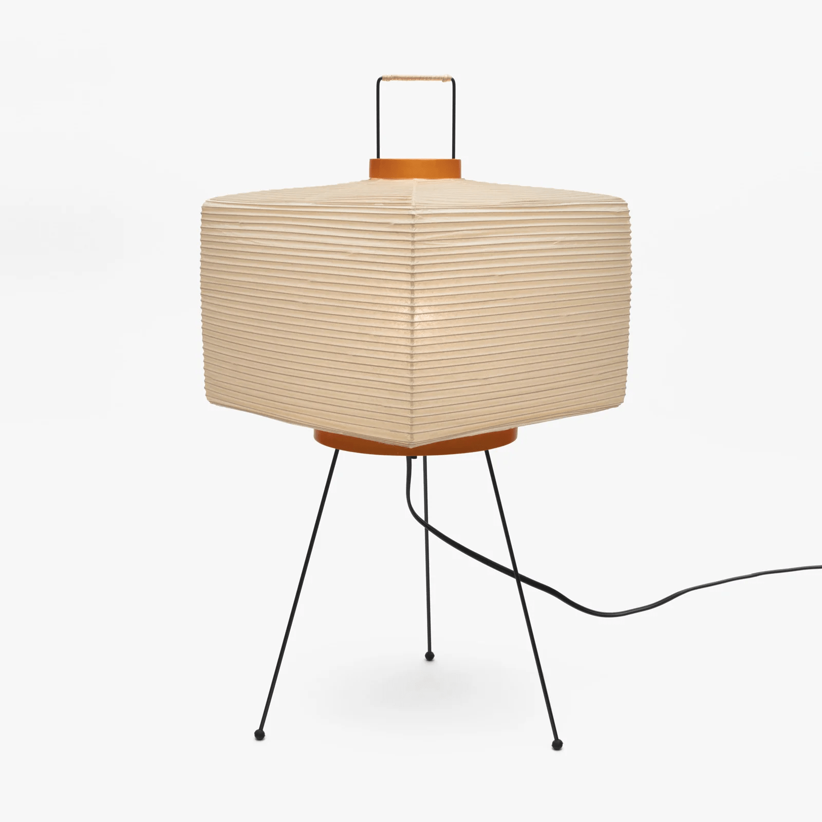 Table Lamp | Paper Shade Sculptural Table Light