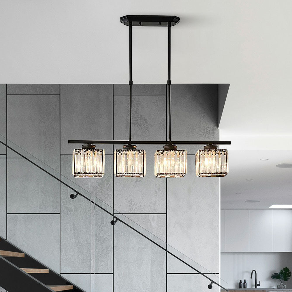 Pendant Light | Rectangular Multi Glass Shade