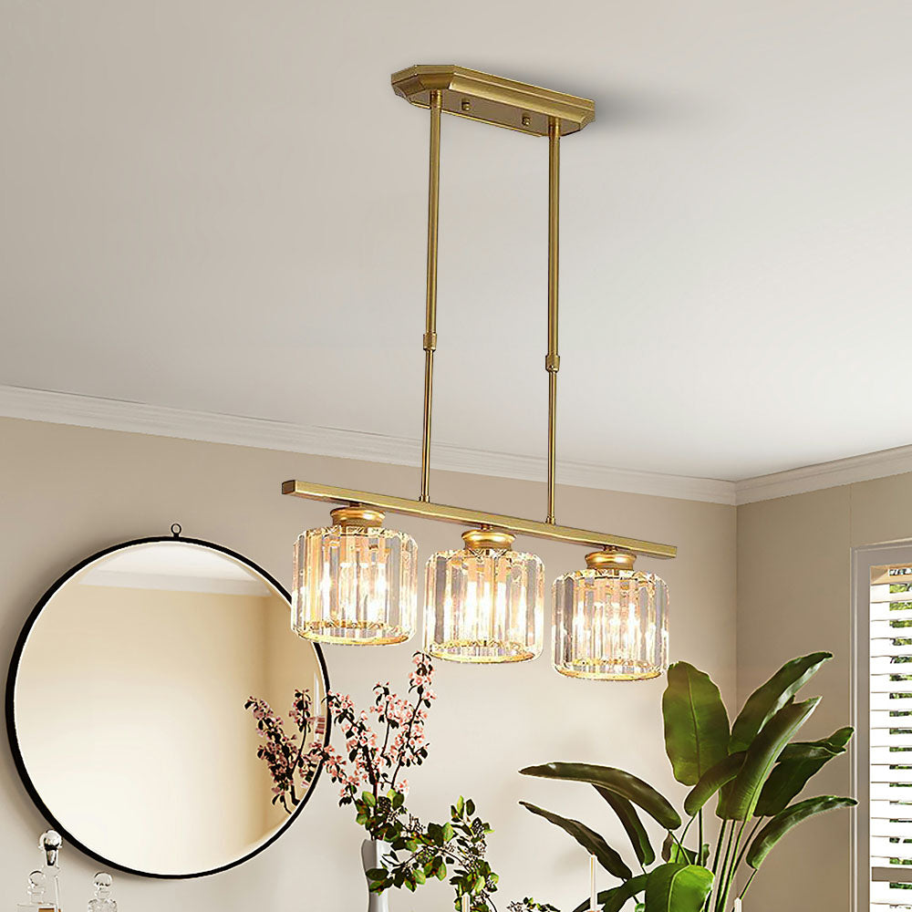 Pendant Light | Rectangular Multi Glass Shade