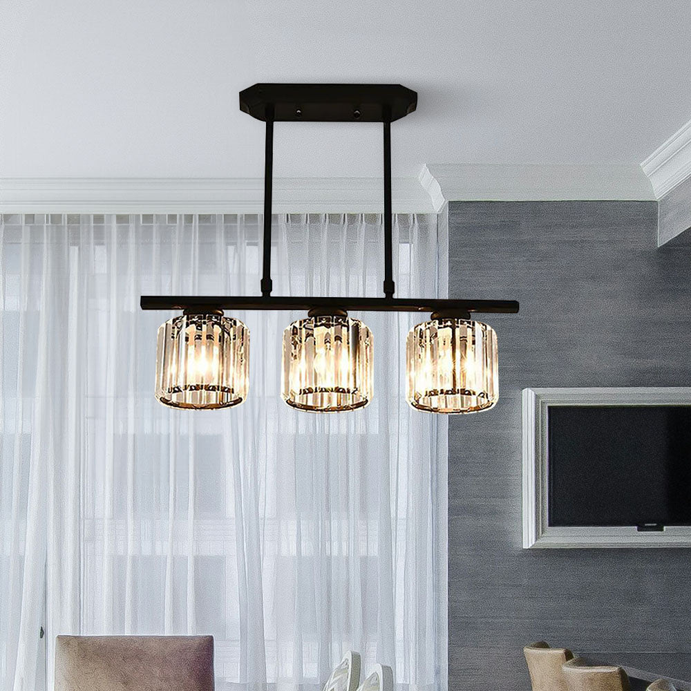 Pendant Light | Rectangular Multi Glass Shade