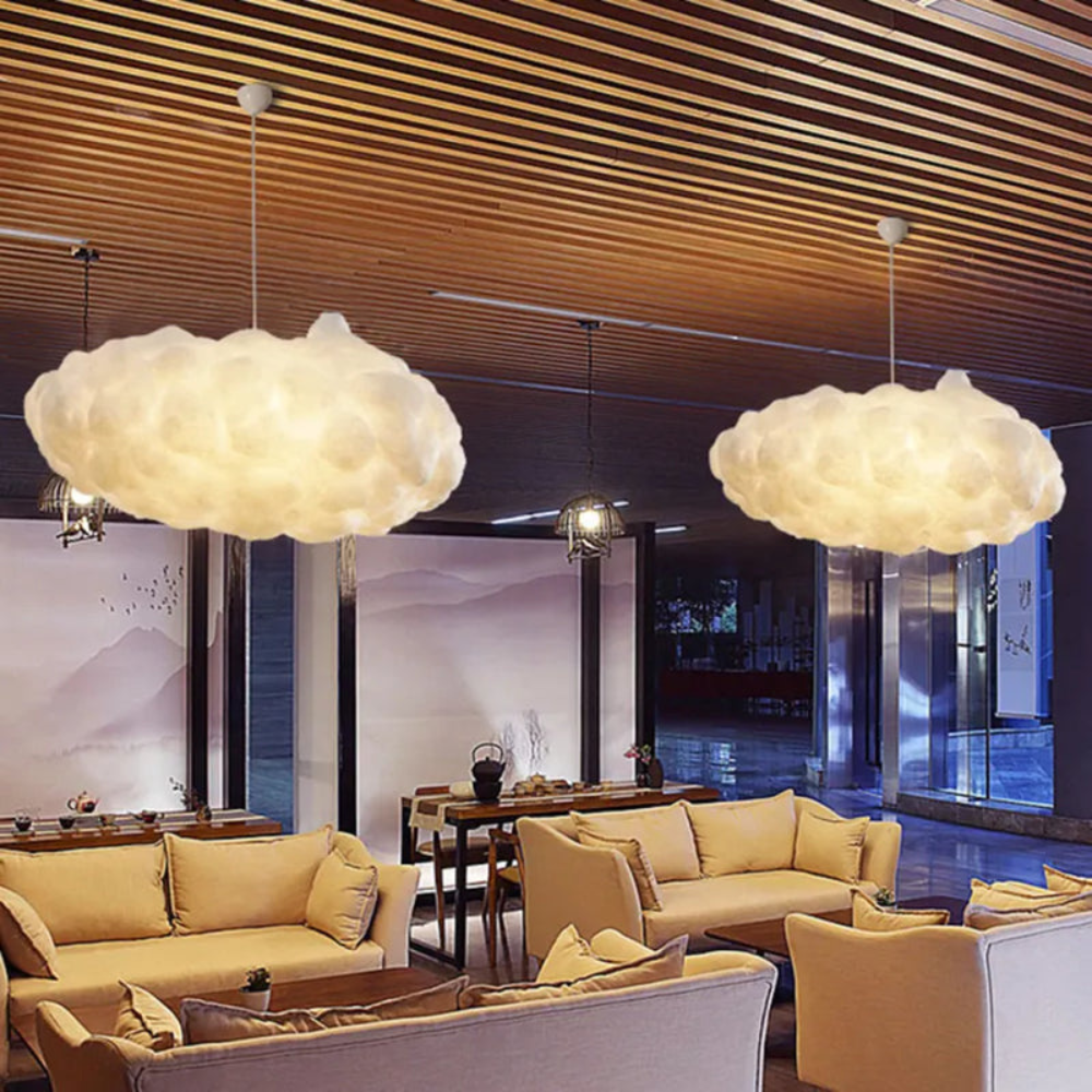 Modern Cloud Inspired Pendant Light | Soft Ambient Ceiling Lighting for Home Interiors