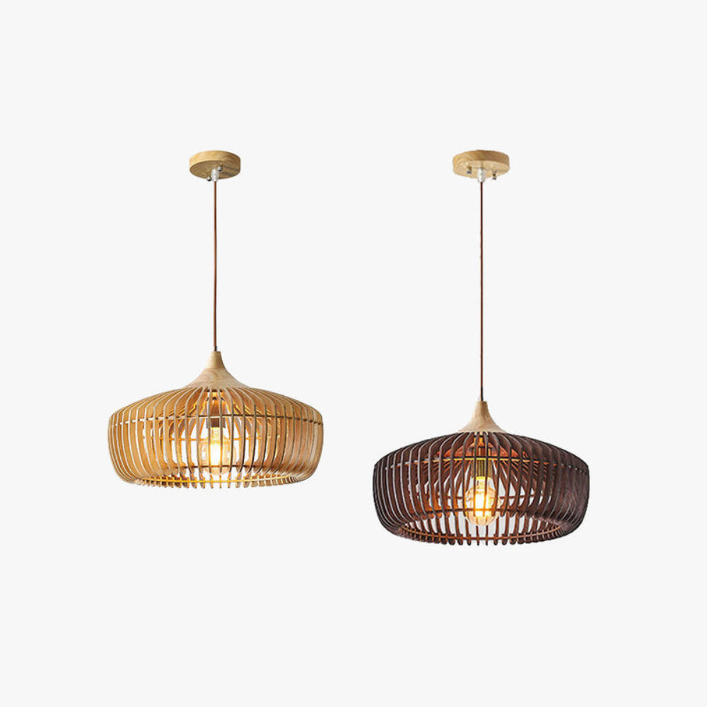 Nordic Style LED Pendant Light | Minimalist Japanese Hanging Fixture for Bedroom or Living Room
