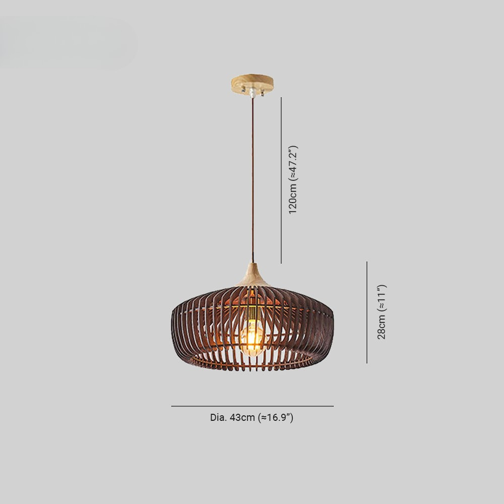 Nordic Style LED Pendant Light | Minimalist Japanese Hanging Fixture for Bedroom or Living Room