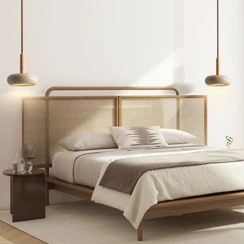 Modern Pendant Light for Bedroom or Living Room | Minimalist Stone Inspired Design