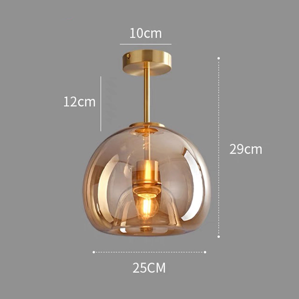 Ceiling Light | Modern Glass Globe