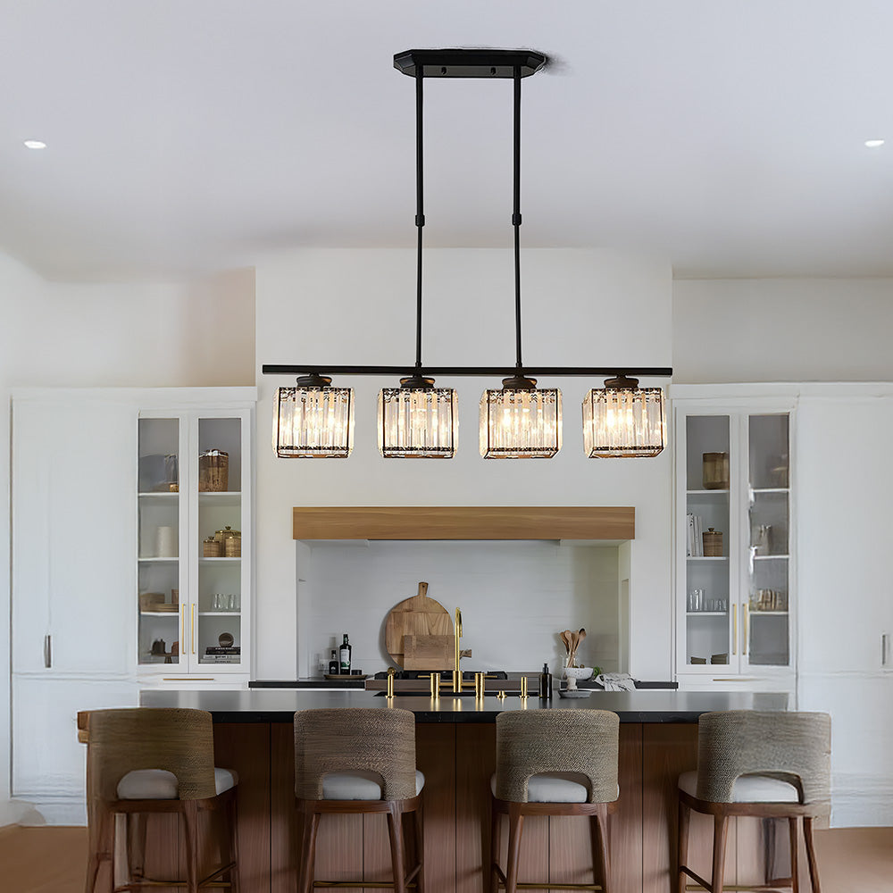 Pendant Light | Rectangular Multi Glass Shade