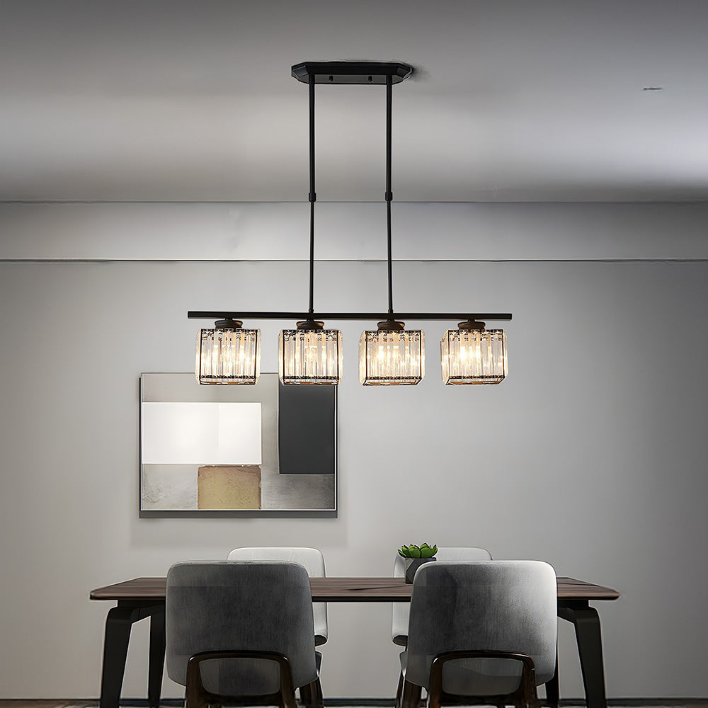 Pendant Light | Rectangular Multi Glass Shade