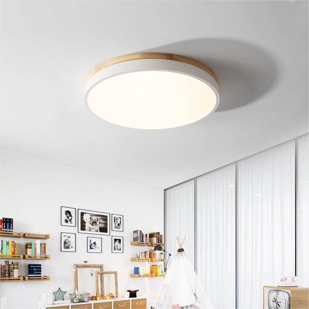 Flush Mount Ceiling Light | Round Disc Design for Modern Interiors