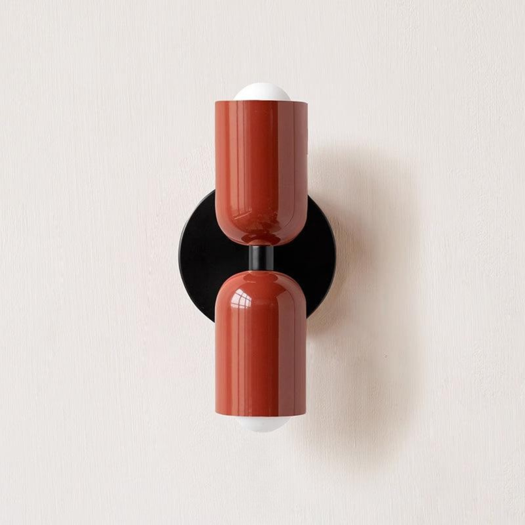 Wall Light Modern | Dual Cylinder Fixture