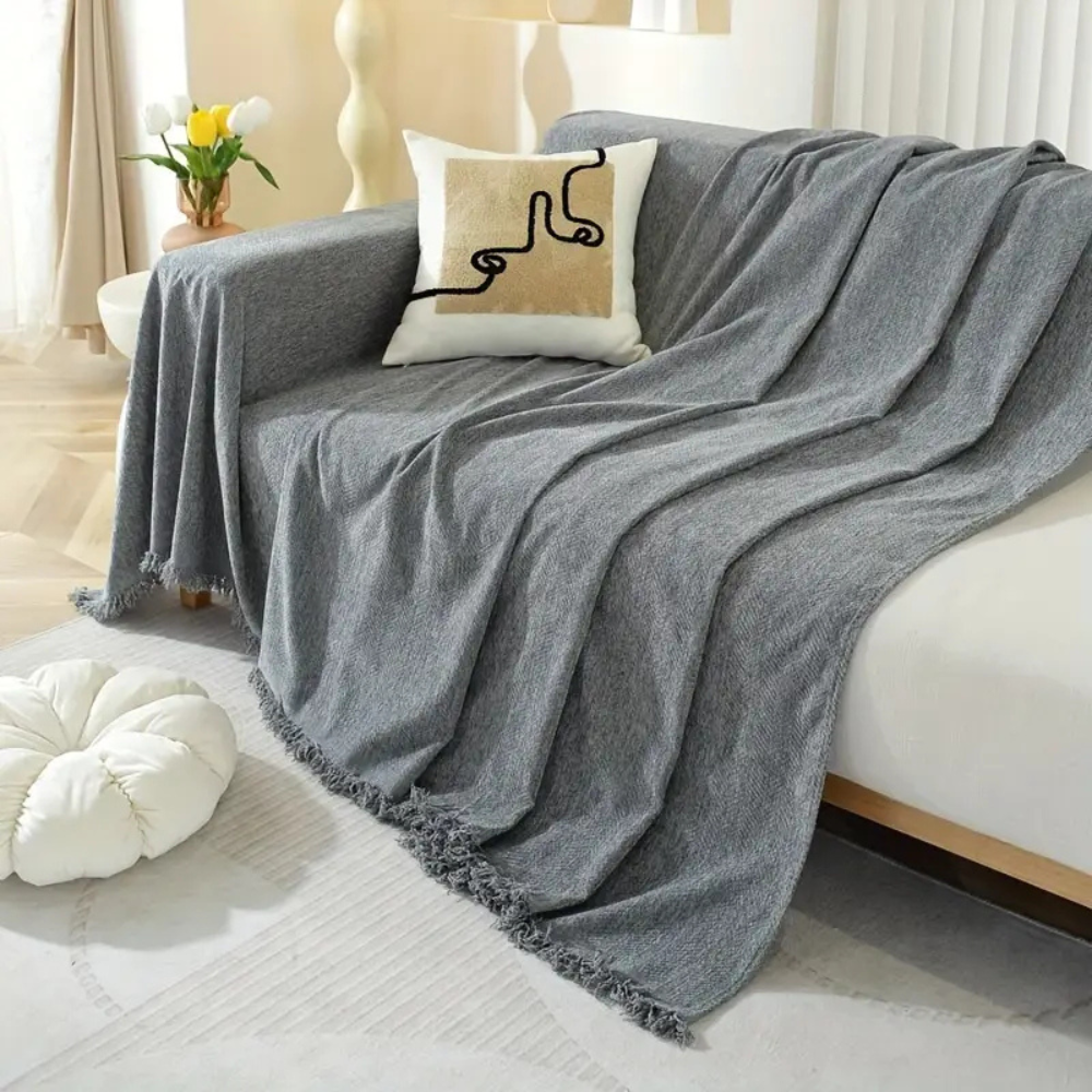 Living Room Pet Friendly Sofa Cover | Modern Slipcover Design