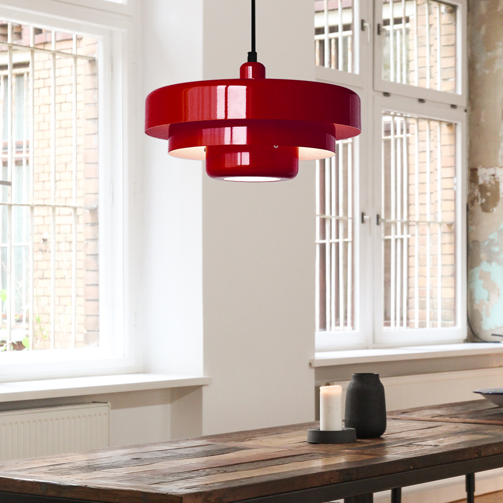 Dining Room Modern Pendant Light | Mid Century Round