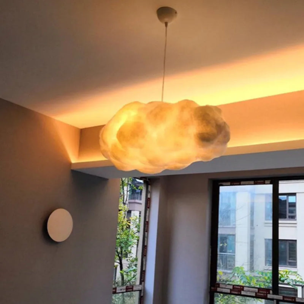 Modern Cloud Inspired Pendant Light | Soft Ambient Ceiling Lighting for Home Interiors