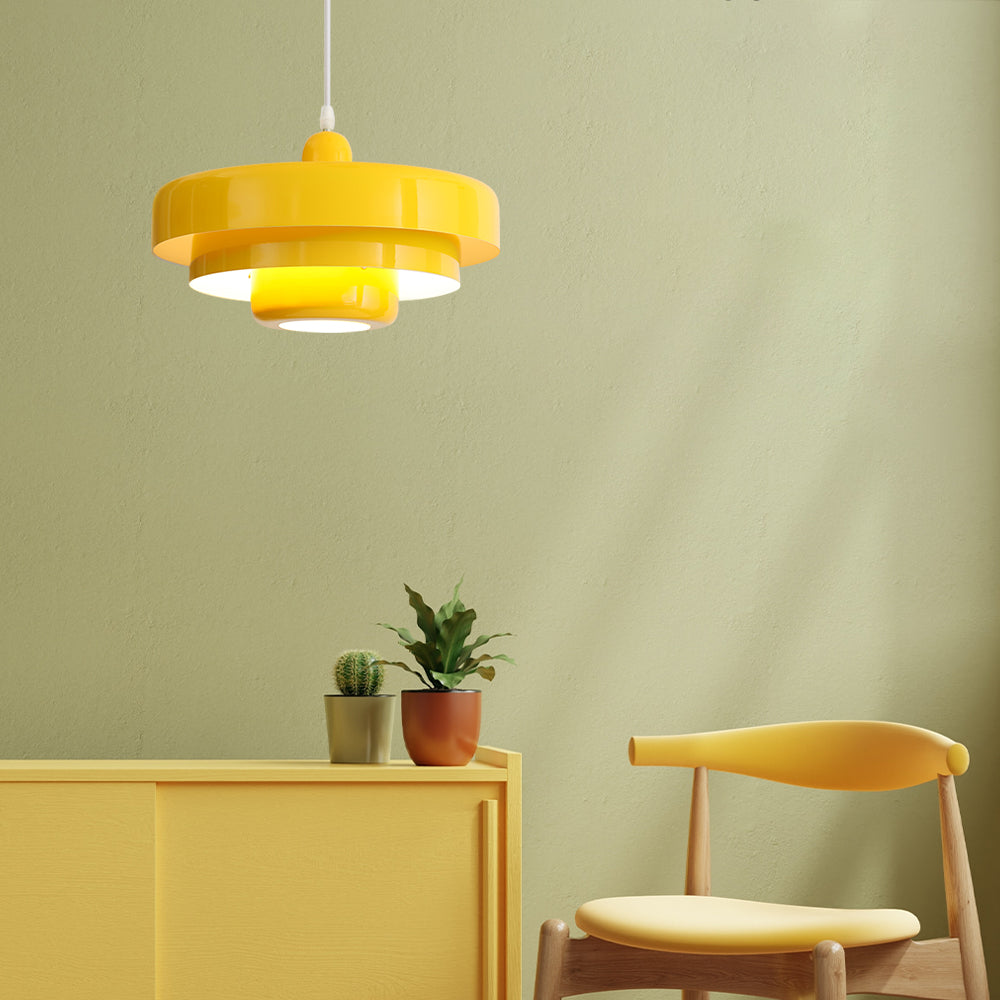 Dining Room Modern Pendant Light | Mid Century Round