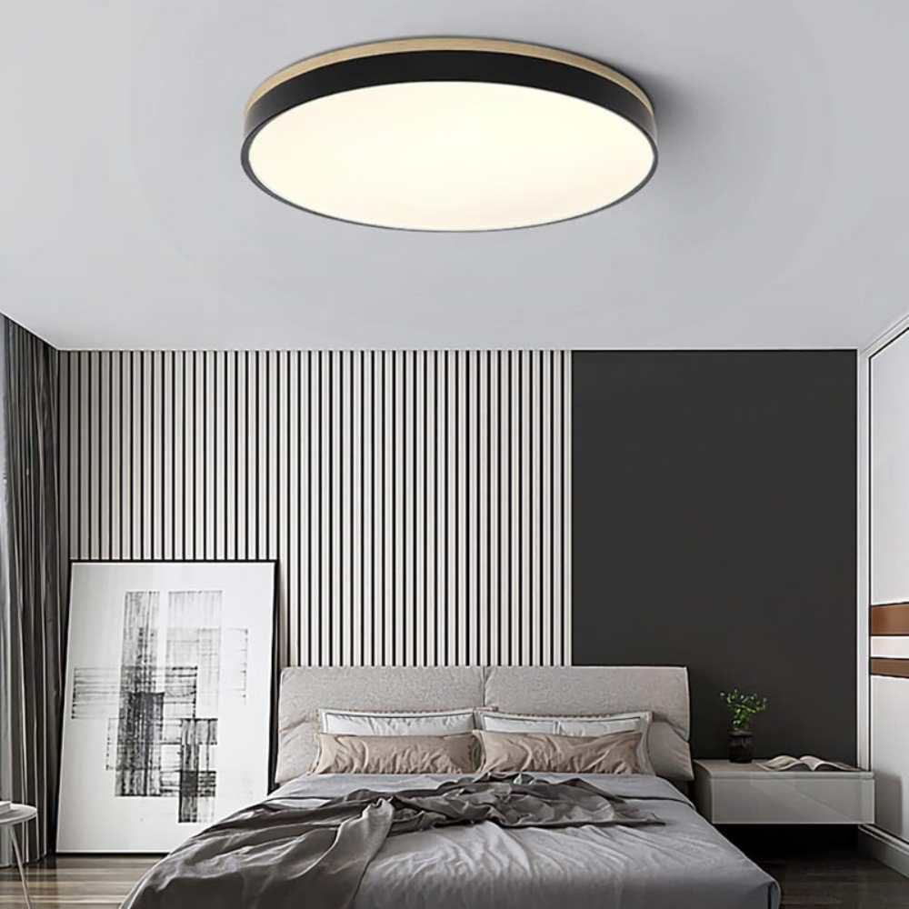 Flush Mount Ceiling Light | Round Disc Design for Modern Interiors