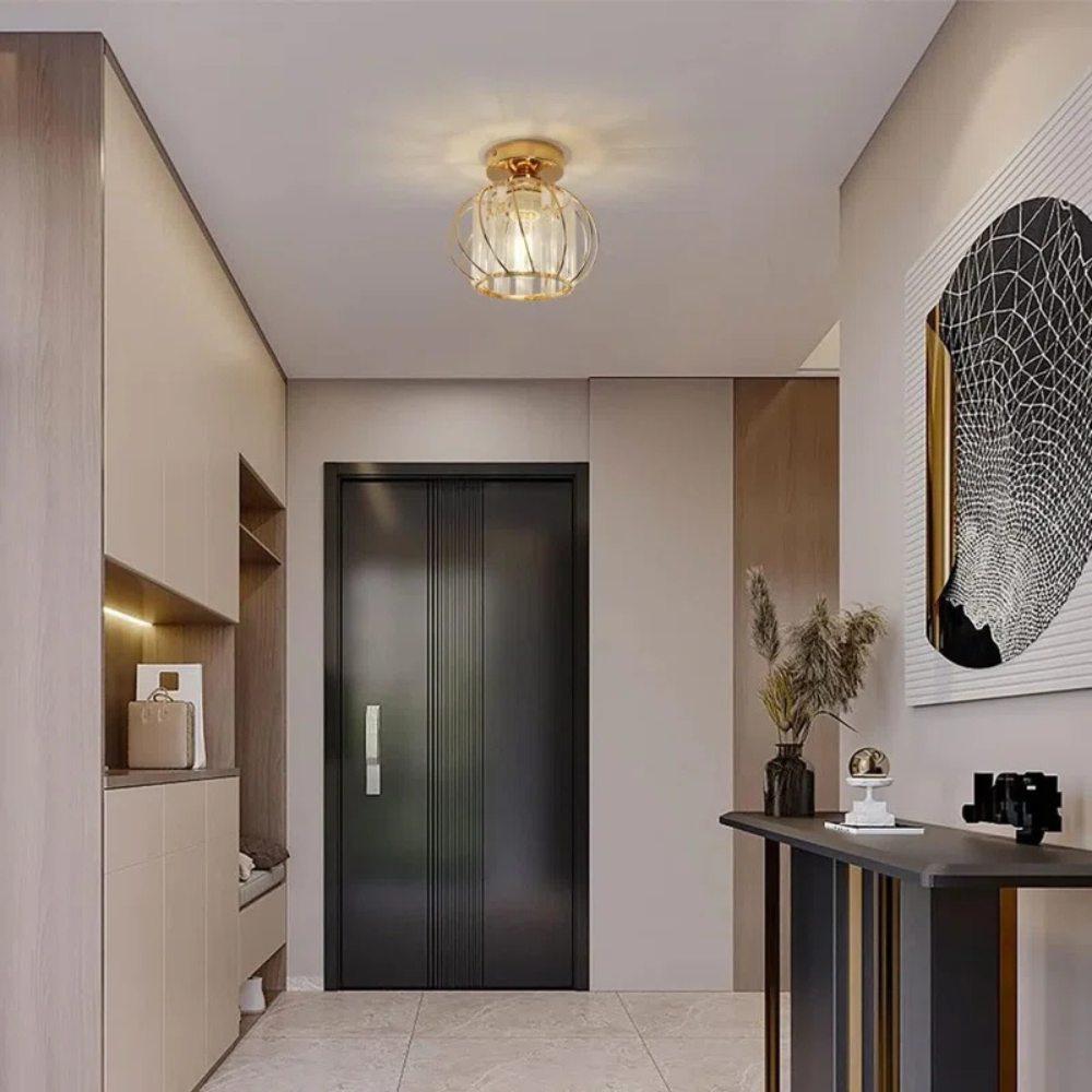 Crystal Flush Light | Nordic Style Ceiling Fixture