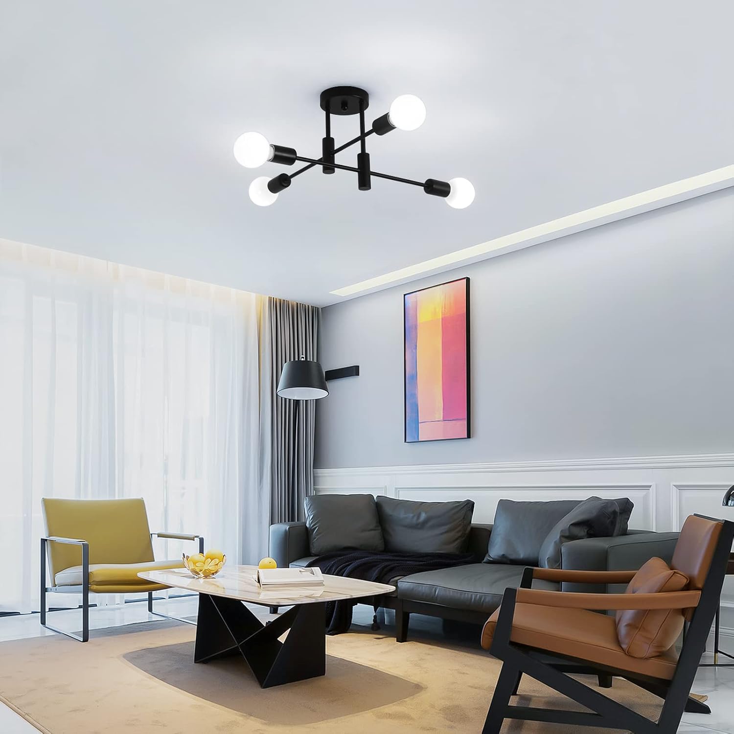 Ceiling Light | Multi Arm Globe