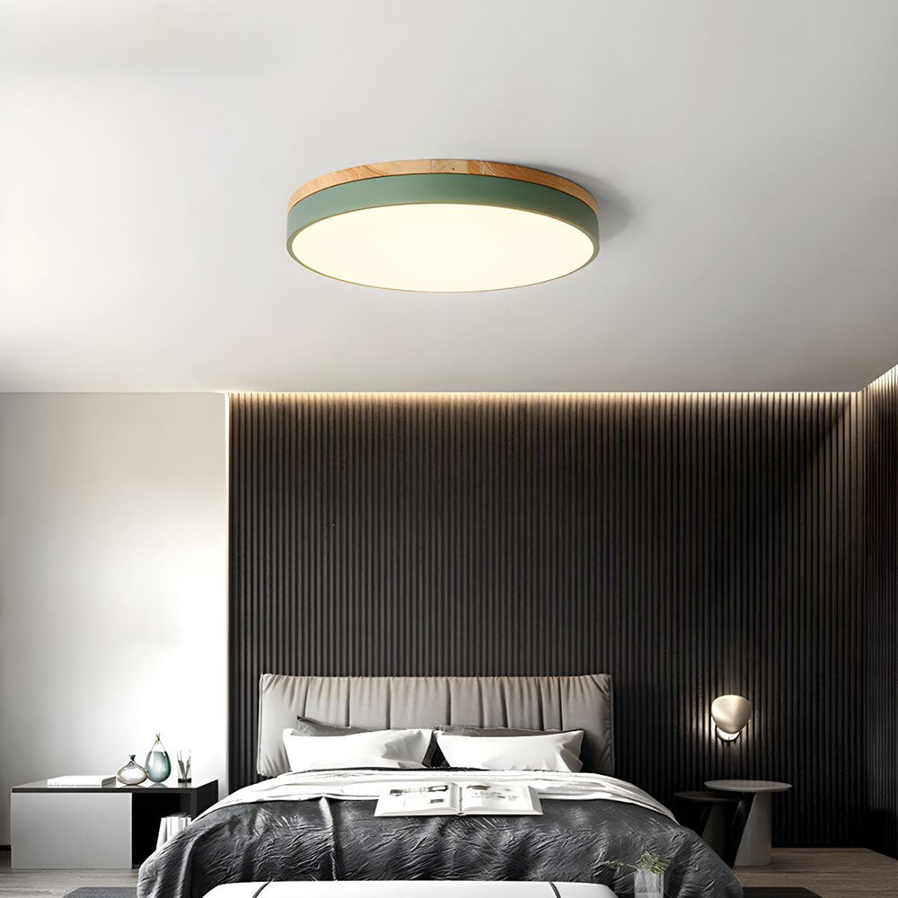 Flush Mount Ceiling Light | Round Disc Design for Modern Interiors