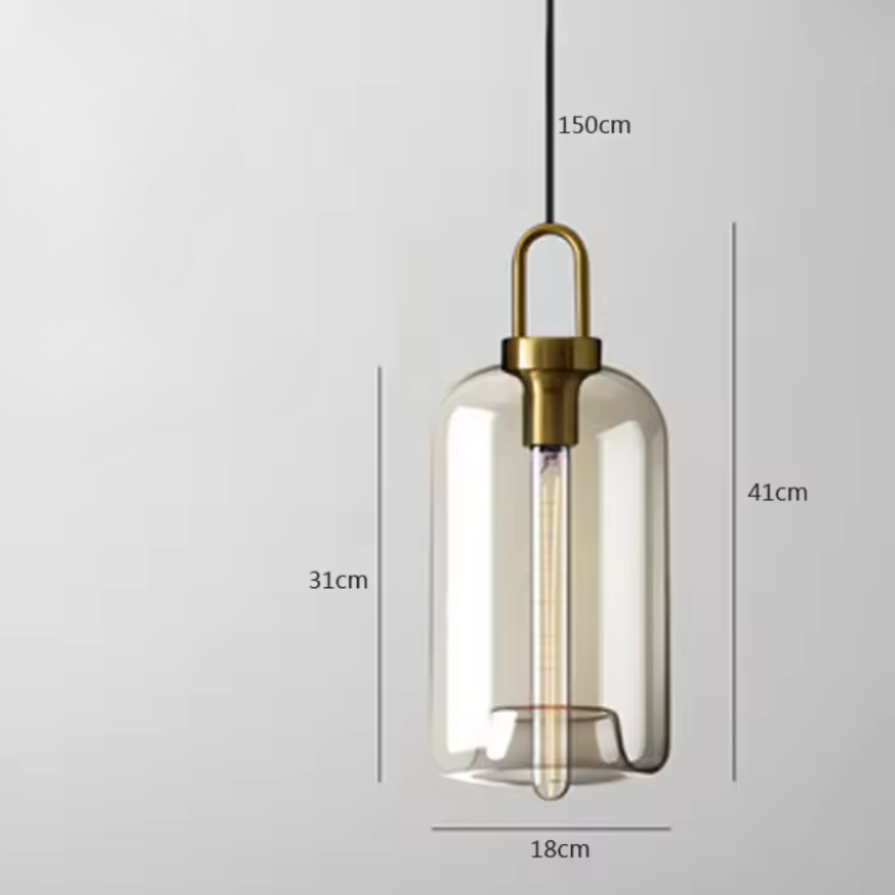 Pendant Light for Kitchen | Nordic Loft Style Hanging Lamp for Industrial Interiors