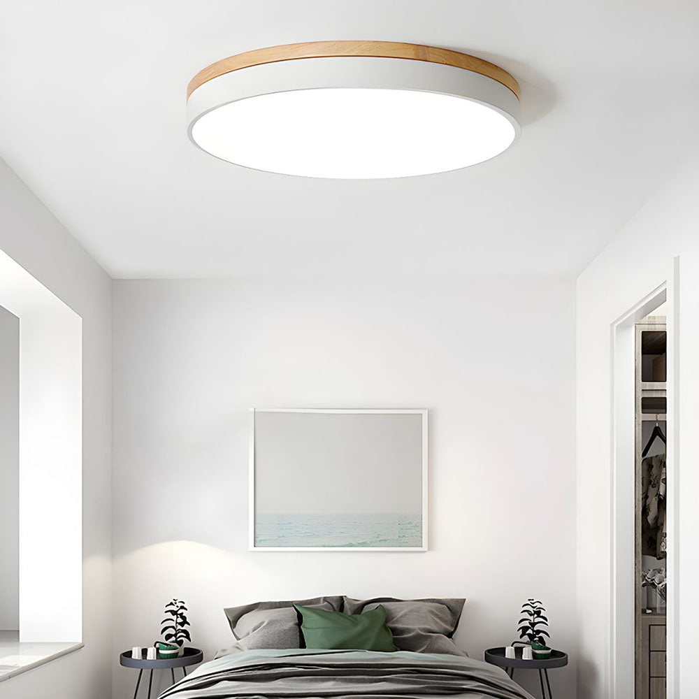 Flush Mount Ceiling Light | Round Disc Design for Modern Interiors