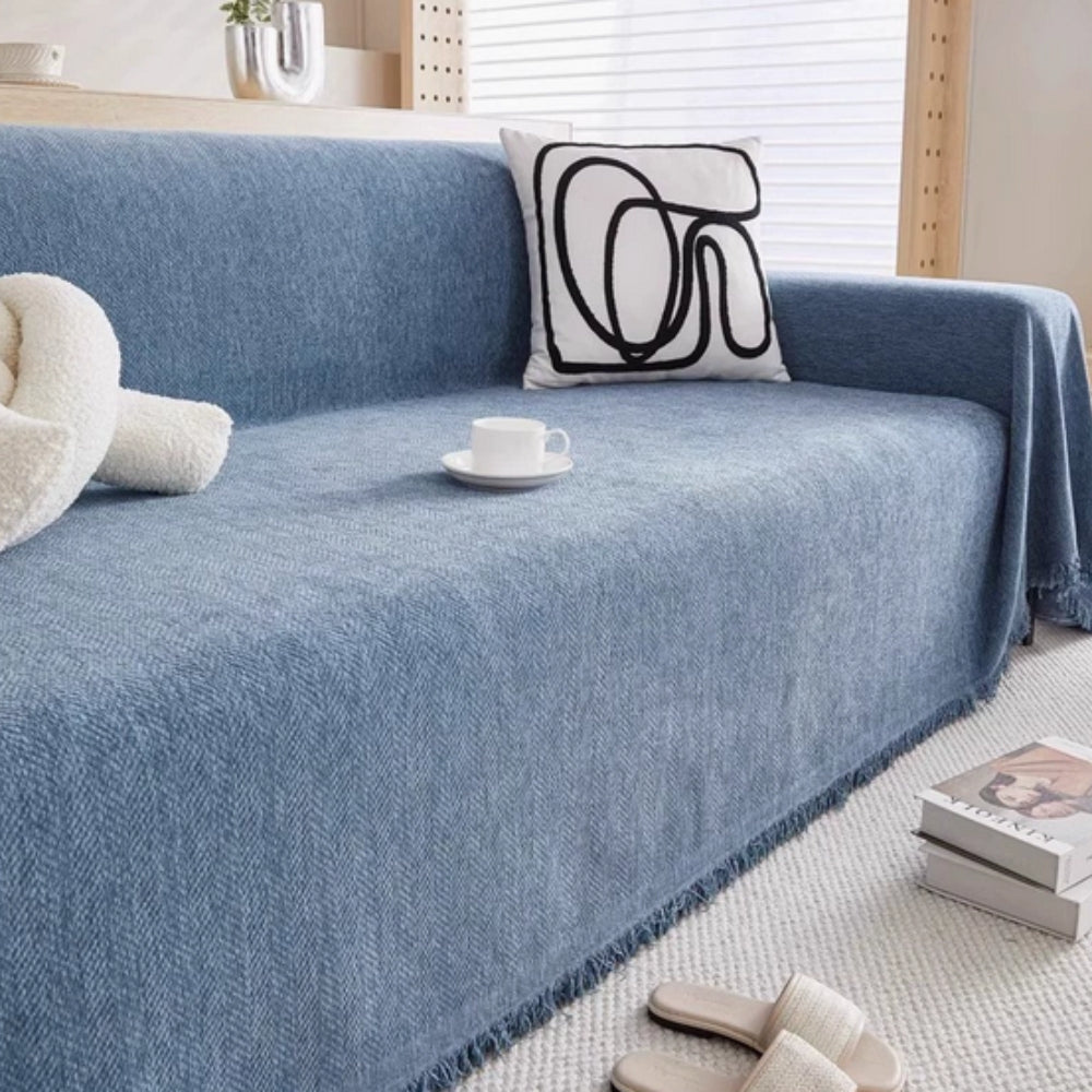 Living Room Pet Friendly Sofa Cover | Modern Slipcover Design