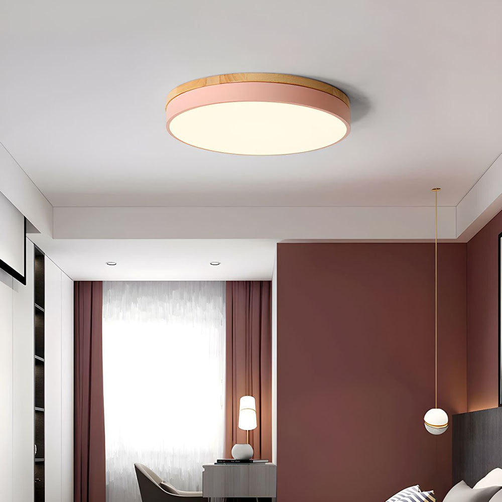 Flush Mount Ceiling Light | Round Disc Design for Modern Interiors