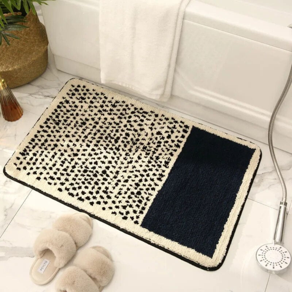 Bathroom Non Slip Bath Mat | Abstract Modern Design
