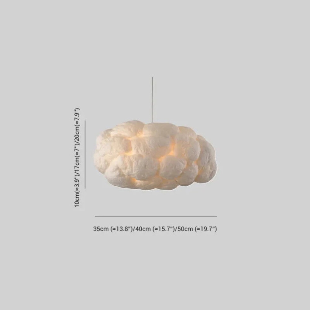 Modern Cloud Inspired Pendant Light | Soft Ambient Ceiling Lighting for Home Interiors