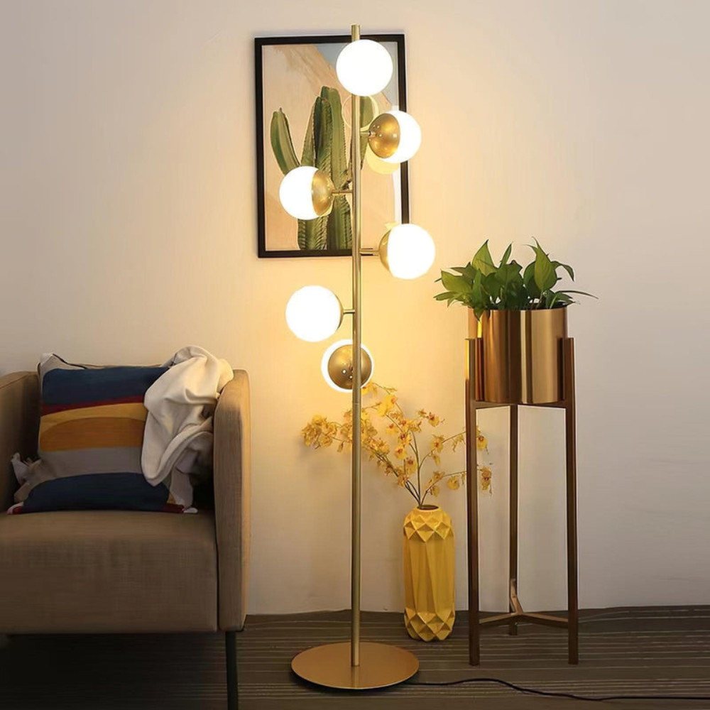 Flow Form Floor Lamp | Sculptural Design