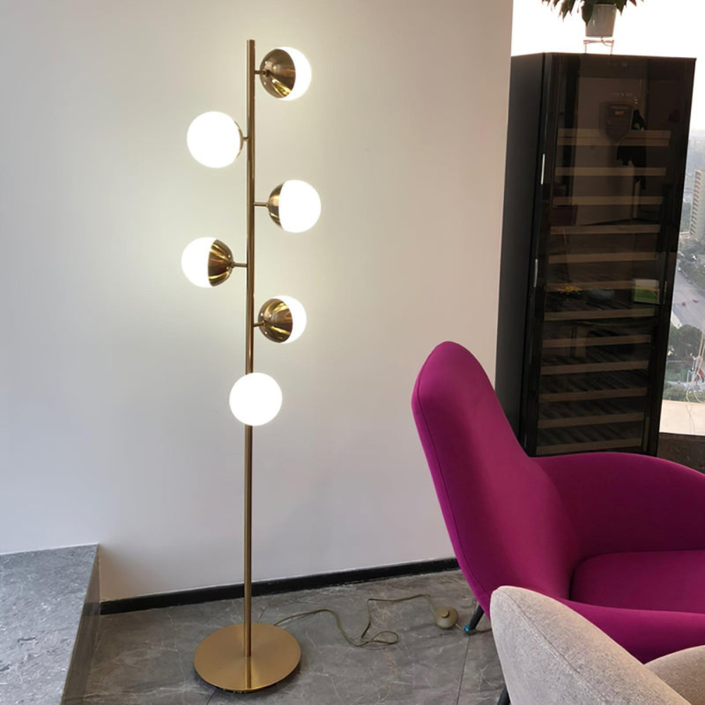 Flow Form Floor Lamp | Sculptural Design