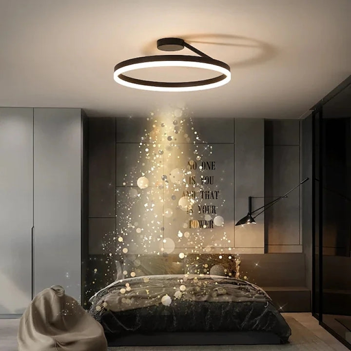 Ceiling Light | LED Ring Offset Circular Design