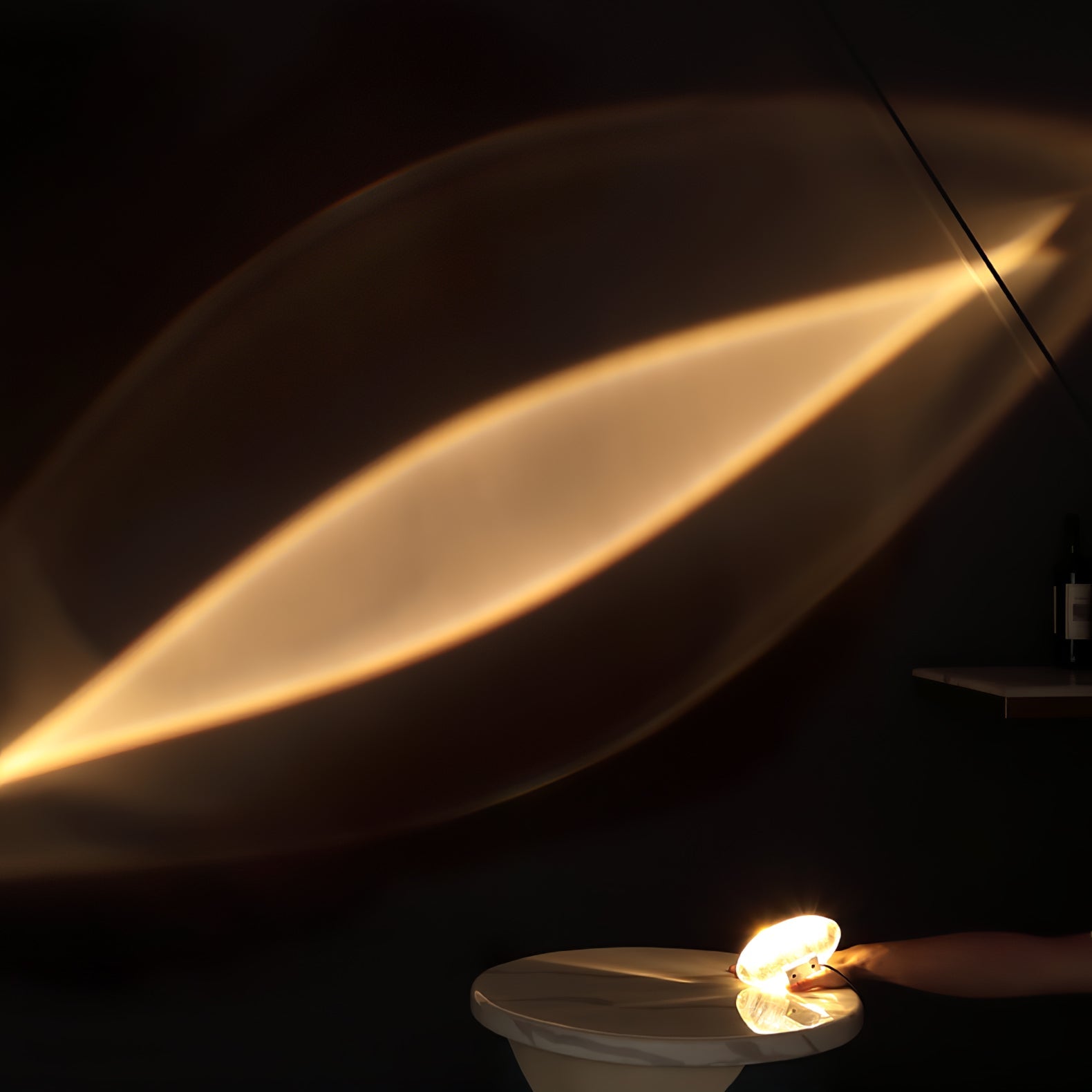 Table Lamp | Oval LED Lighting