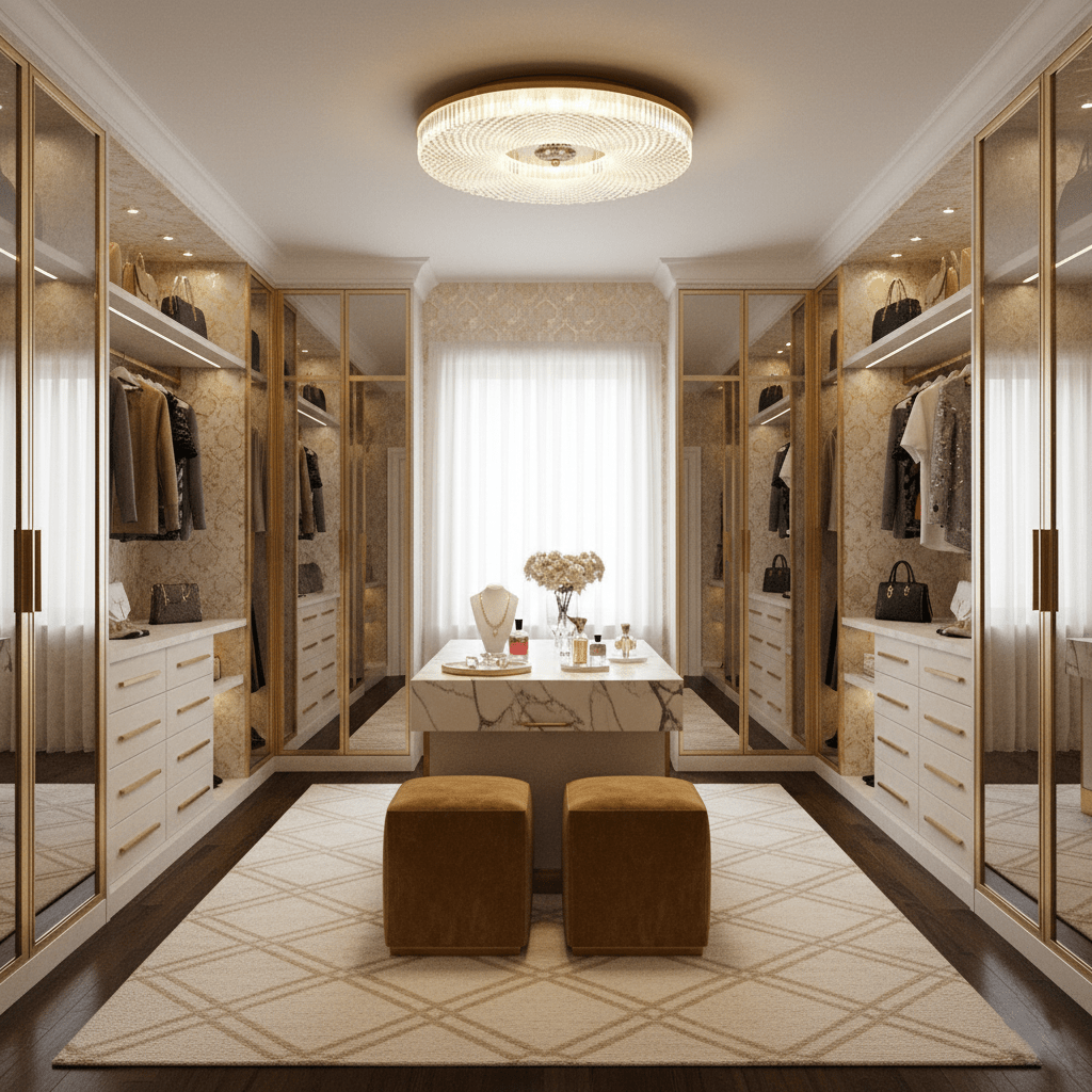Ceiling Light | Round LED Textured Flush