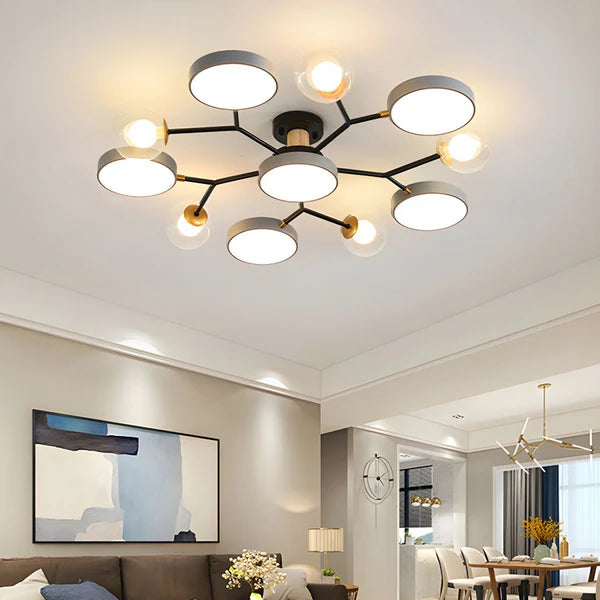Ceiling Light | Branch Multi-Disc LED Fixture
