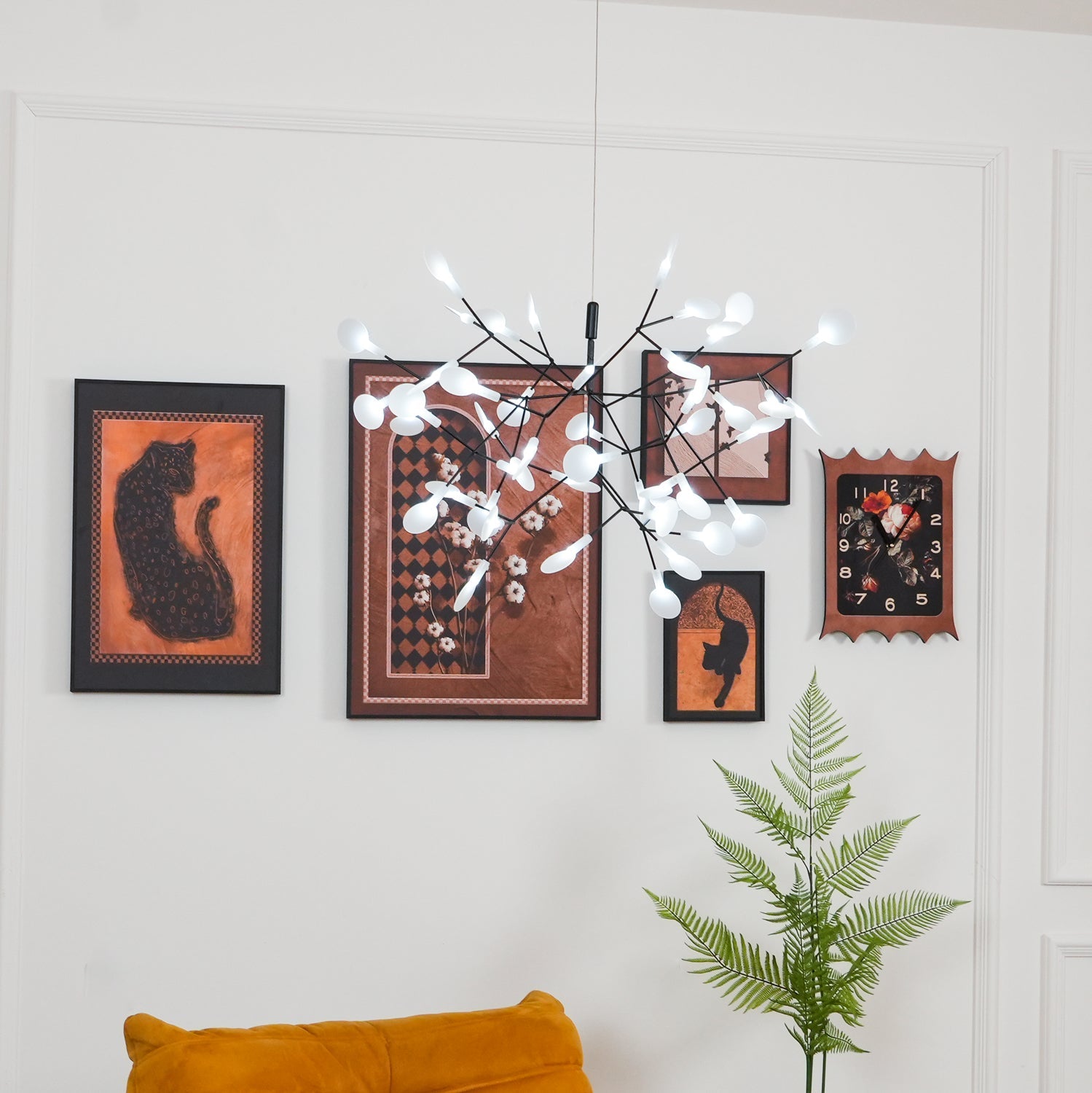Branch-Inspired Chandelier | Multi-Head Ceiling Light