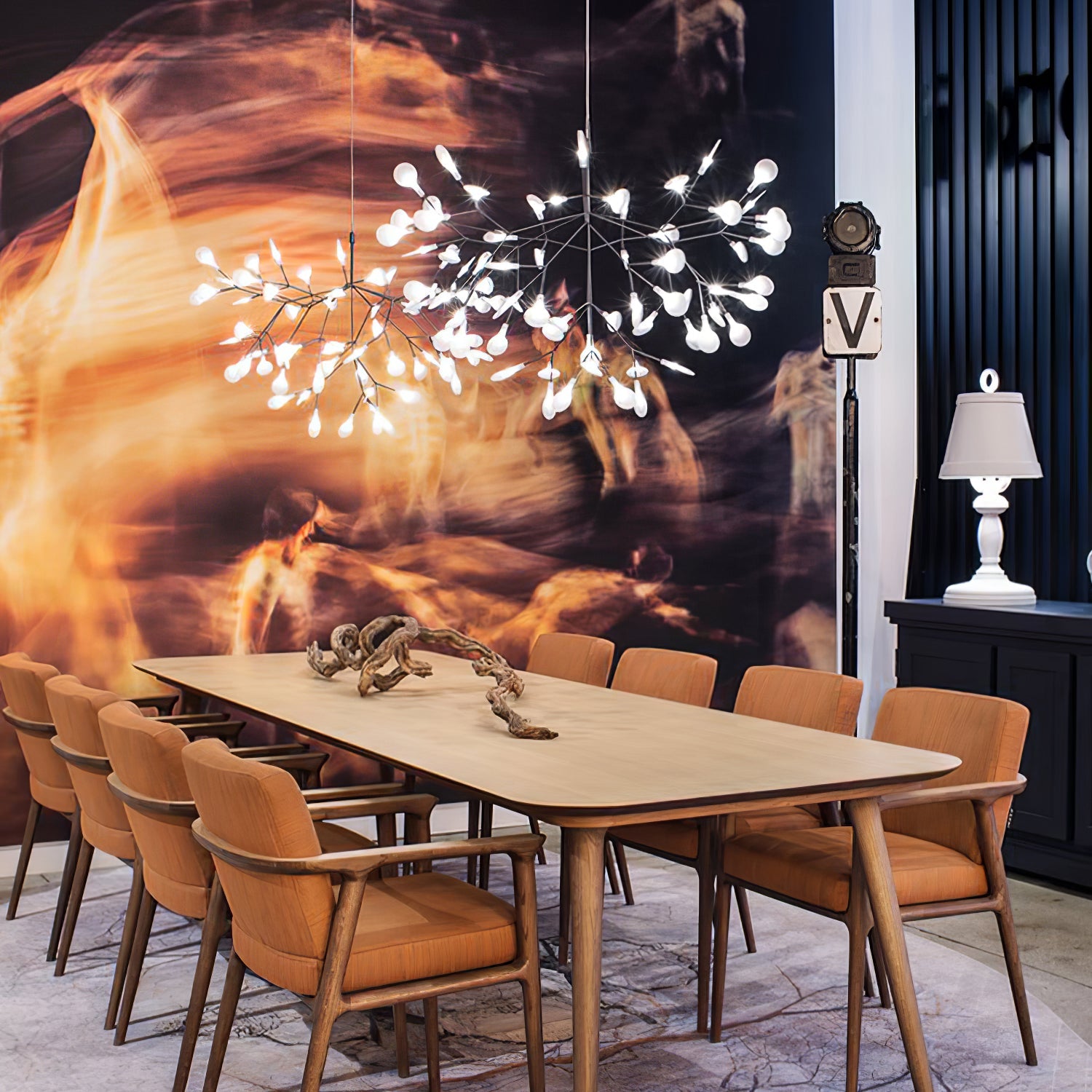 Branch-Inspired Chandelier | Multi-Head Ceiling Light
