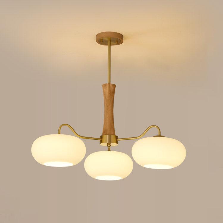 Ceiling Light  | Multi-Arm Glass Shade
