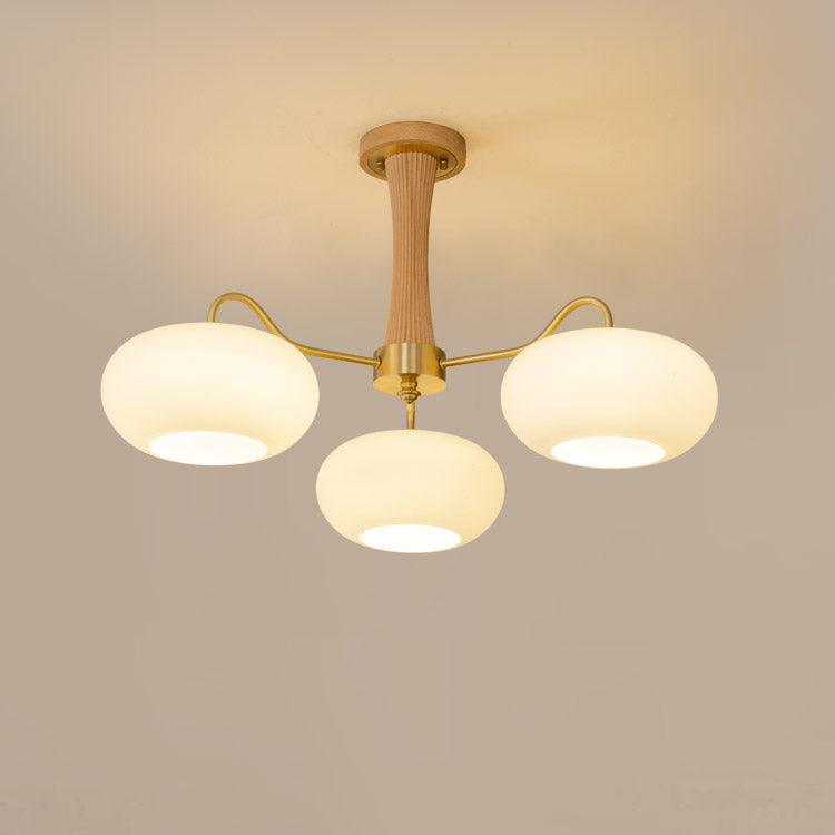 Ceiling Light  | Multi-Arm Glass Shade