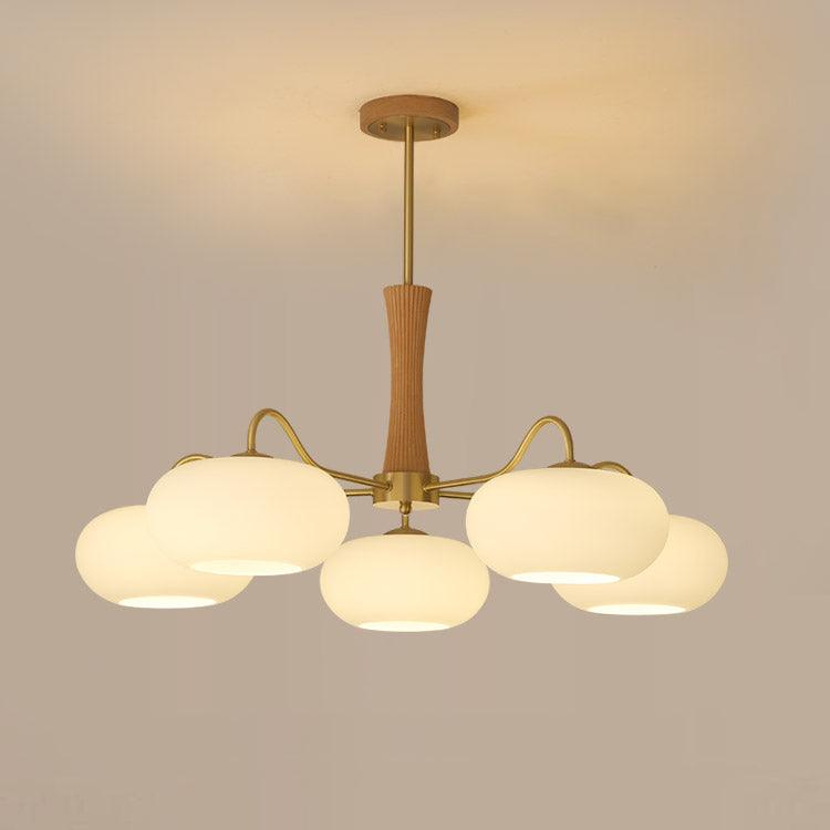 Ceiling Light  | Multi-Arm Glass Shade