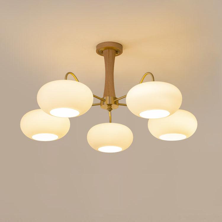 Ceiling Light  | Multi-Arm Glass Shade