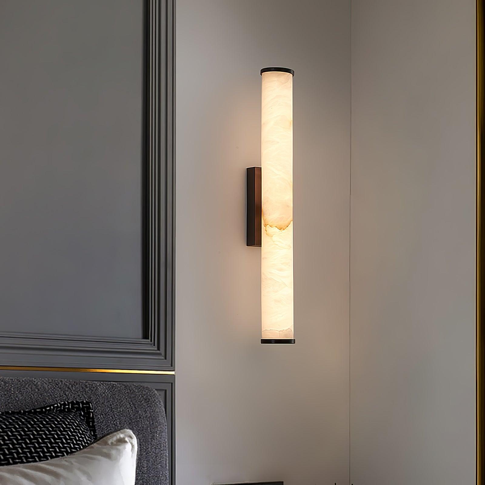 Wall Light Vertical | Alabaster LED Fixture
