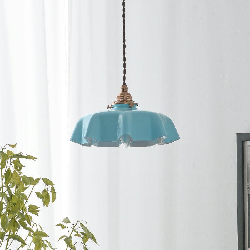 Pendant Light Scalloped  | French Flower Ceiling Lamp