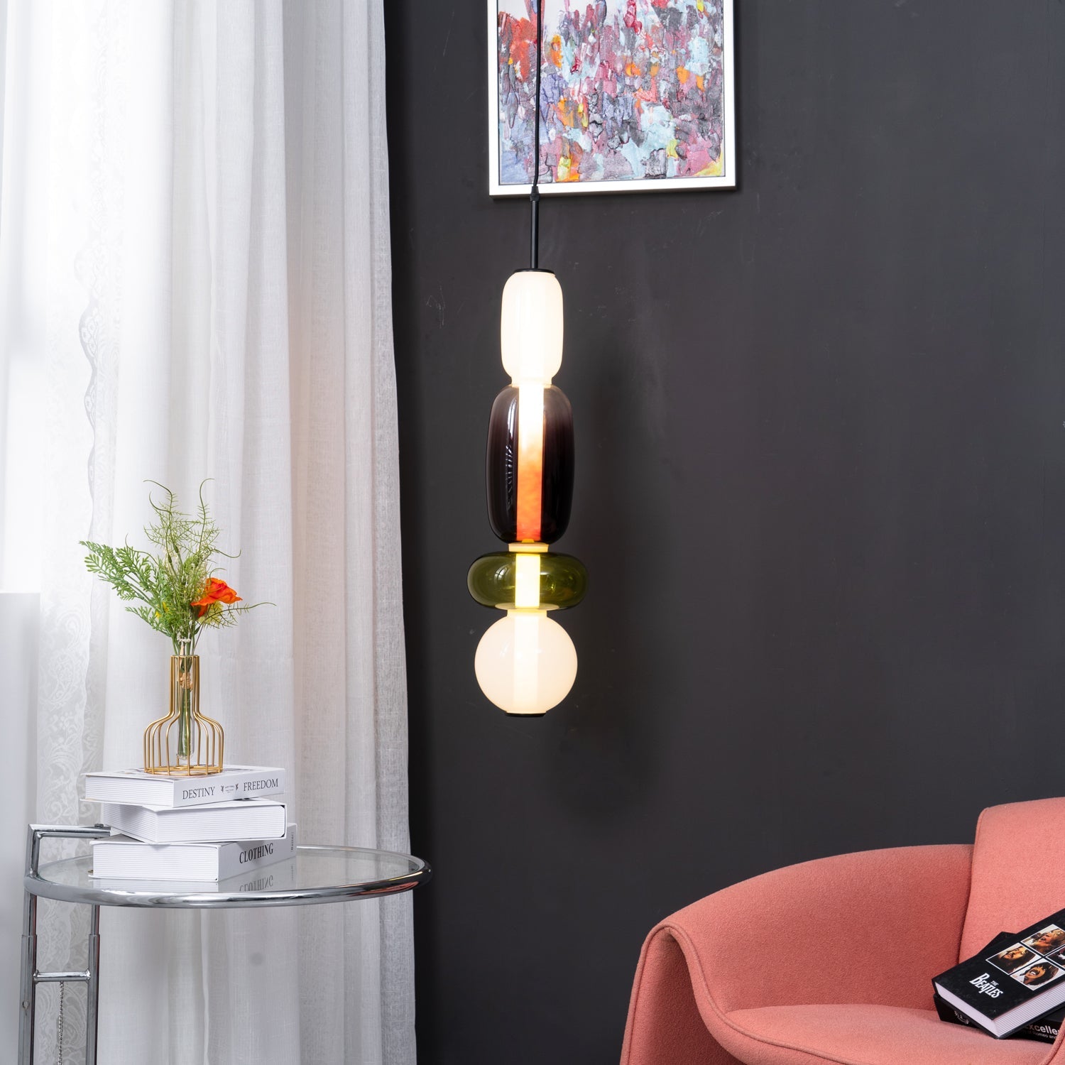 Pendant Light LED | Layered Shade Ceiling Design