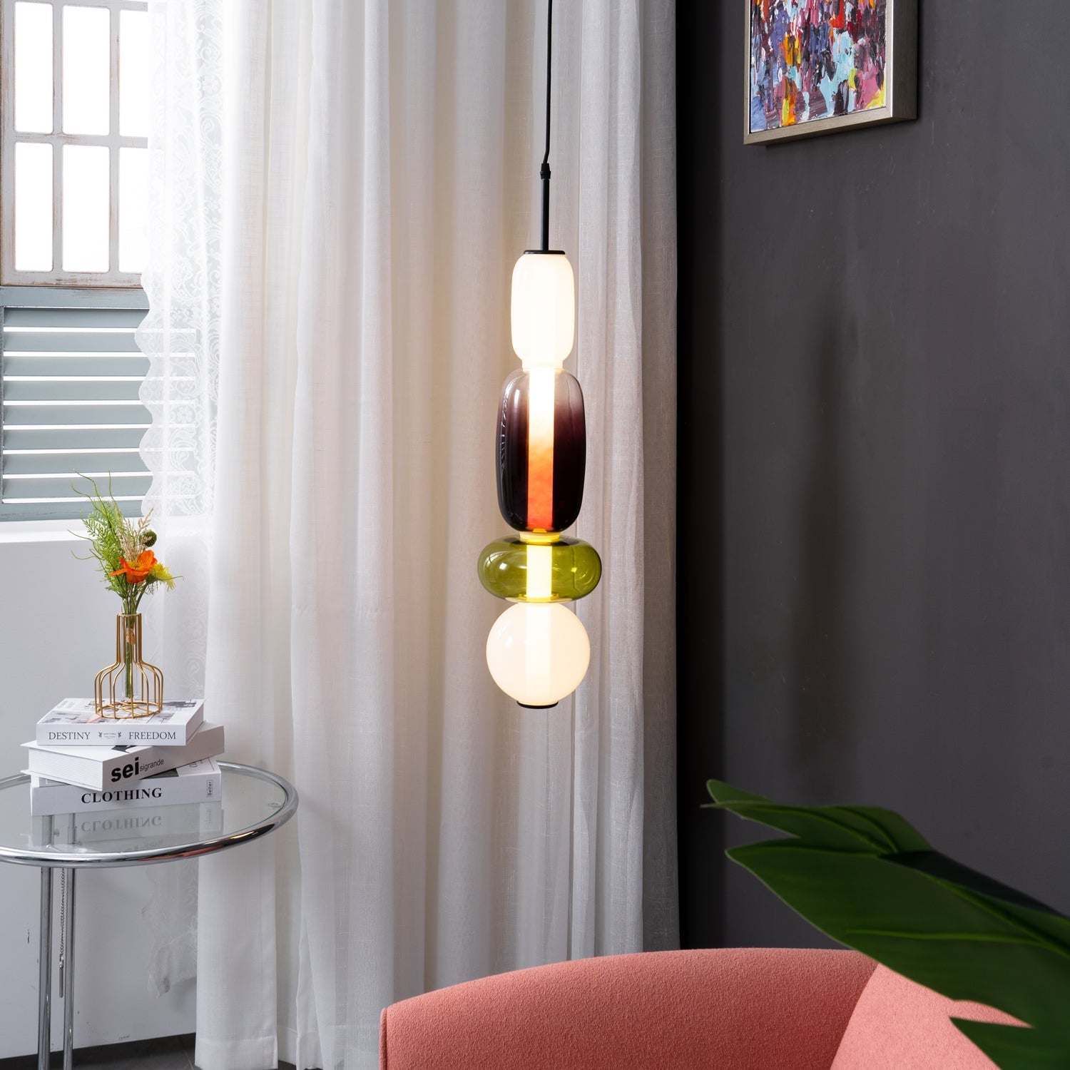 Pendant Light LED | Layered Shade Ceiling Design