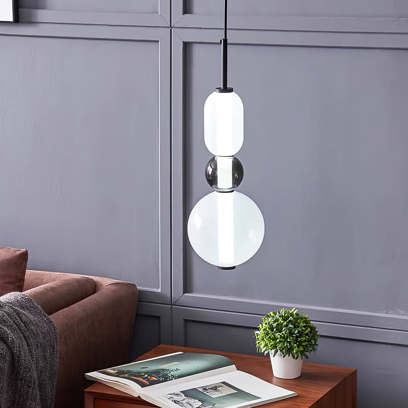 Pendant Light LED | Layered Shade Ceiling Design