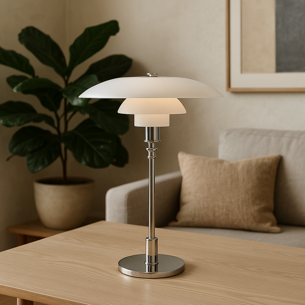 Table Lamp | Layered Shade Lighting
